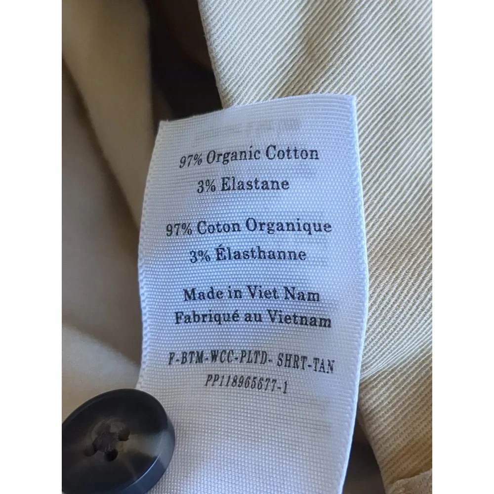 NWT Everlane The Pleated Chino Shorts Size 0 Tan 5